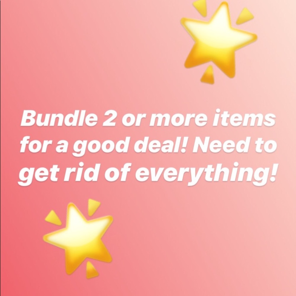 Bundle 2 or more items and get a good deal!